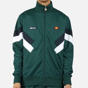 Ellesse Chierroni Track Jacket Green & Blue, Long Sleeves With Pockets & Zipper